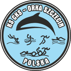 Water Polo Club Klub Sportowy CKS-ORKA Szczecin official logo.