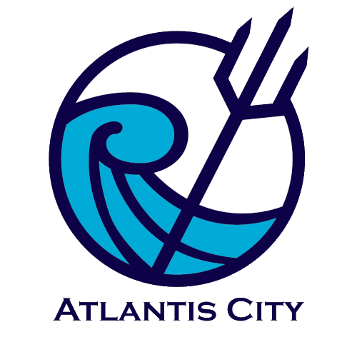 Water Polo Club Atlantis City Water Polo official logo.