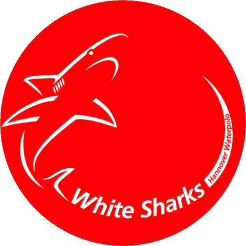 Water Polo Club White Sharks Hannover official logo.