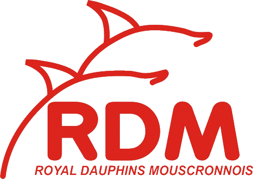 Water Polo Club Royal Dauphins Mouscronnois official logo.