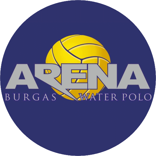 Water Polo Club КВТ „Арена Бургас“ (Arena Burgas) official logo.