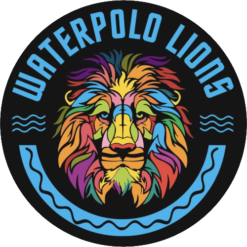 Water Polo Club WATER SPORTS NAPOLI LIONS official logo.