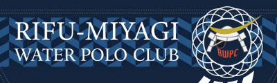 Water Polo Club Rifu Miyagi Water Polo Club official logo.