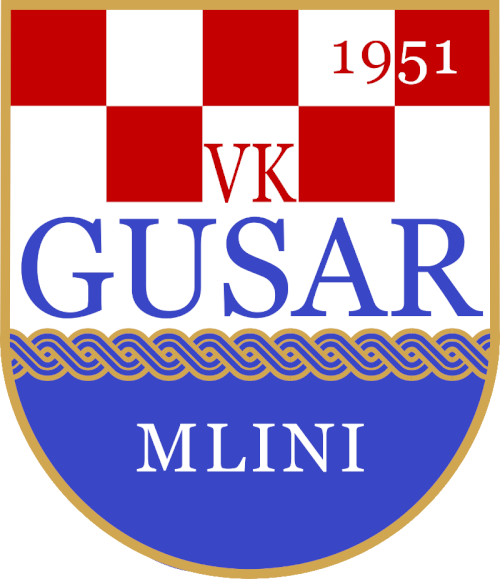 Water Polo Club Gusar Mlini official logo.