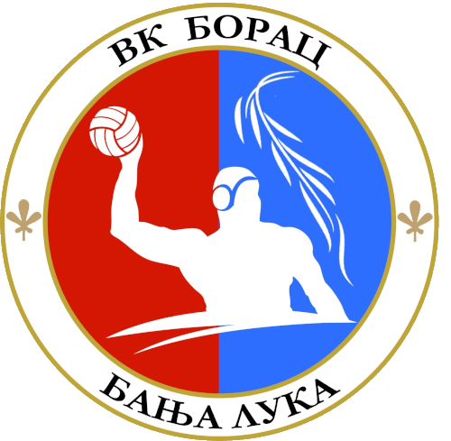 Water Polo Club VK BORAC BANJA LUKA official logo.