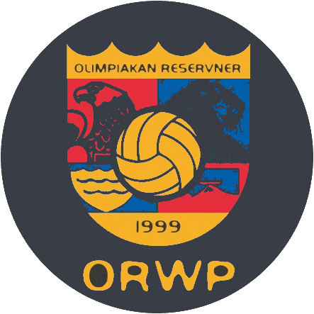 Water Polo Club Olimpiakan Reservner (ORWP) official logo.