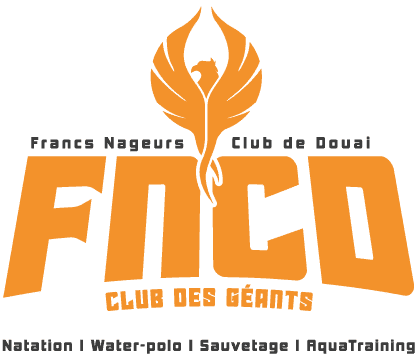 Water Polo Club Francs Nageurs Cheminots de Douai official logo.