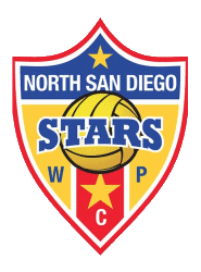 Water Polo Club North San Diego Stars official logo.