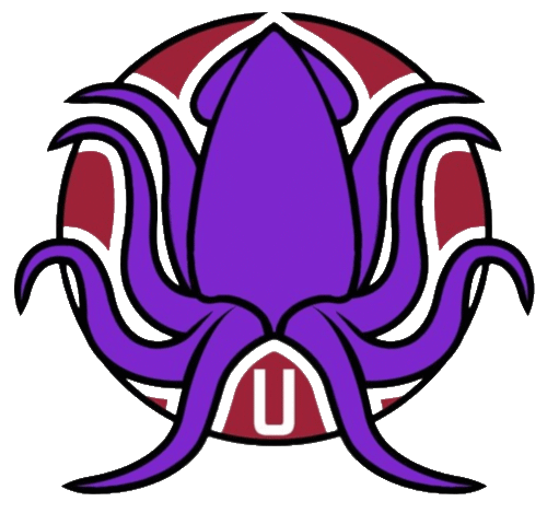 Water Polo Club Ukiah Krakens Aquatic Club official logo.