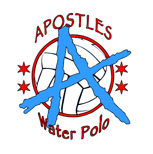 Water Polo Club Chicago Apostles Water Polo official logo.