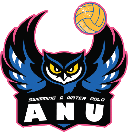 Water Polo Club ANU OWLS official logo.