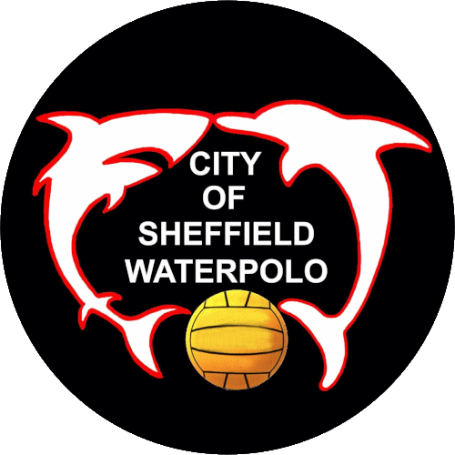 Water Polo Club Sheffield Sharks official logo.